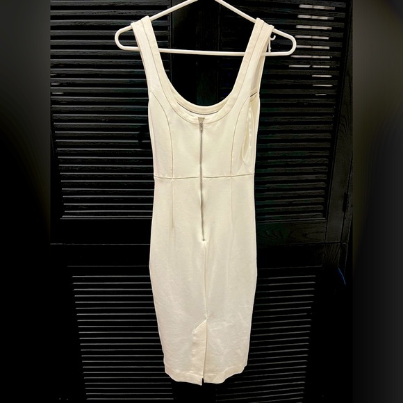 French Connection Midi Pencil Cream/ White Dress - Picture 3 of 5